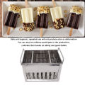 40Pcs Stainless Steel Ice Cream Mold Simple Cleaning 40 Cavities Ice. 