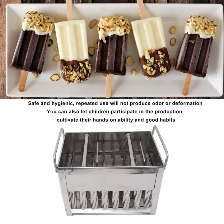 40Pcs%20Stainless%20Steel%20Ice%20Cream%20Mold%20Simple%20Cleaning%2040%20Cavities%20Ice%20-%20Image%204