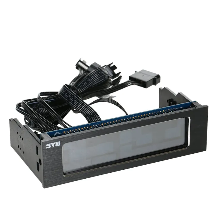 5.25inch LCD Touchscreen Front Panel, 4Channel Fan Speed Controller and ...