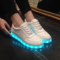 Luminous Sneakers for Women Casual Shoes Led Glowing Shoes for Men Fashion Flat Running Sneakers LED Rechargeable Couple's Shoes House Foocus. 