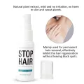 100%Natural Permanent Hair Removal Spray Stop Growth Inhibitor Remover 20ML. 