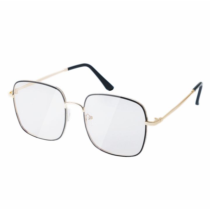 Rose%20Gold%20Transparent%20Computer%20Anti-Blue%20Light%20Glasses/%20Metal%20Frame%20Fashion%20Plain%20Glasses%20Glitter%20Frame%20Eyewear%20-%20Image%202