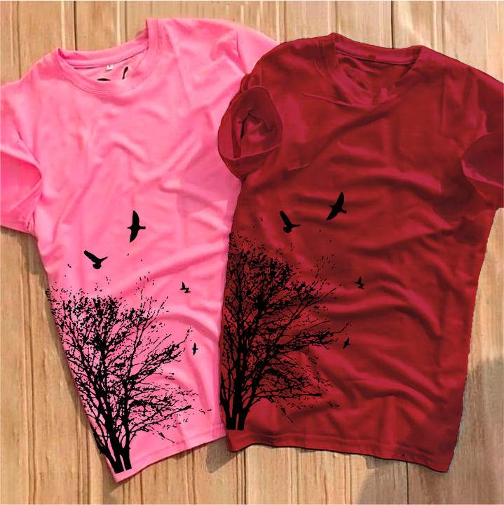 2PS%20Combo%20Pack//Jersey%20T-Shirts//Printed%20T-Shirts//Casual%20Tops%20For%20Men's//Black%20T-Shirts%20-%20Image%206