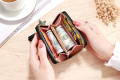 Stylish and Fashionable Ladies Hand Bag for Women - Mini Zipper Wallet for Women/ Wallet Purse for Girls Simple Stylish - Female Short Purses for Girls.