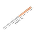 1Pair Stainless Steel Chopsticks Long Chopsticks Cook Noodles Deep Fried Hot Pot Chinese Chopsticks Reusable Metal Chopstick jingu. 