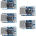 PDC004-PD PD Decoy Module, USB-C PD 9V 12V 15V 20V DC Fixed Voltage Power Trigger Module 5A Type-C Female Input for Notebook. 