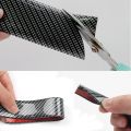 【Mary DAI Store】Car Door Carbon Fiber Rubber Stickers 5D Scratch Proof Auto Sill Protection Goods Moulding Strip Car Styling. 