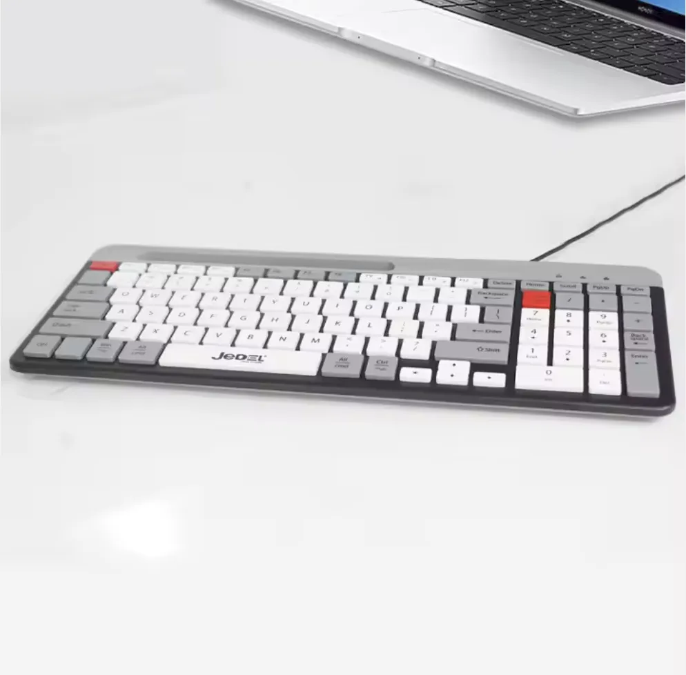 JEDEL-K37 Ultra Fast Response Wired Gaming Office Keyboard Time Silent ...