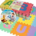 26 Pcs Alphabet EVA Puzzle Mat Foam Floor Puzzle Mat Letters Baby Puzzle Mat Baby Activity Mats Baby Play Carpet Rugs PX28.