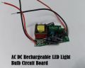 AC DC Rechargeable LED Light Bulb Circuit Board Driver AC 220v To 5V Output 7W Rechargeable 3.7v 4.2v 18650 Lithium Battery Charging. 