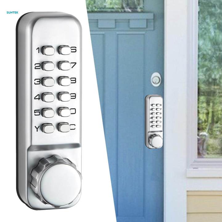 Mechanical Digital Code Lock Keyless Entry Door Lock Combination Password Security for Home and Office