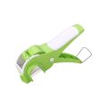 2 in 1 Famous Multi-cutter and Peeler - Green. 