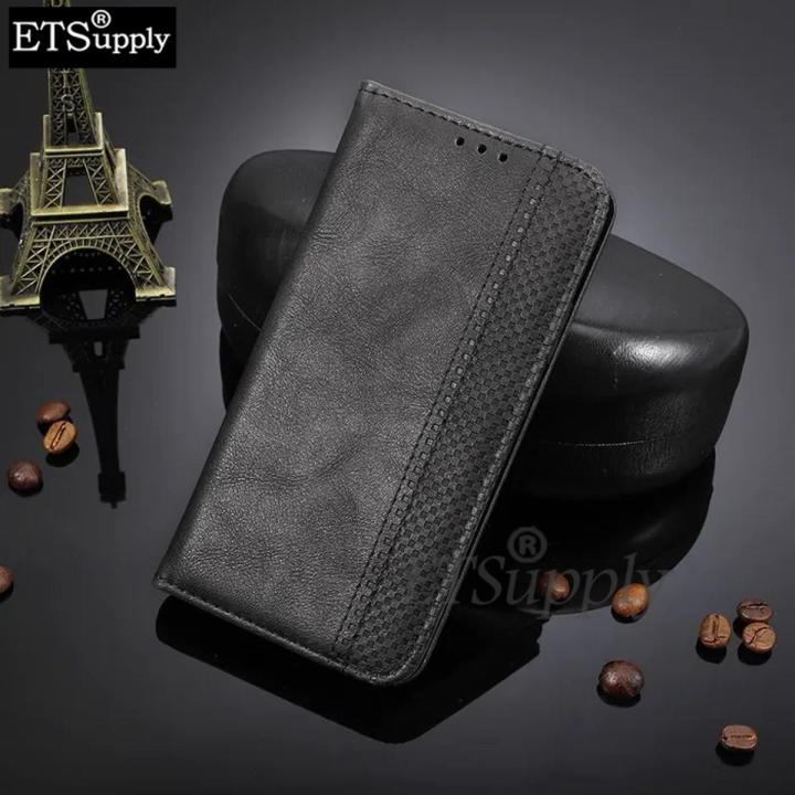 For ZTE Nubia Redmagic 8S Pro Plus Flip Cover Vintage Wallet Leather Card Slot Holder Back Flip Case for Redmagic 8 Pro Plus