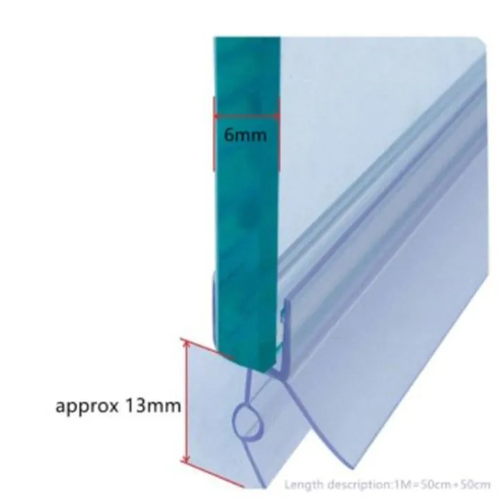 2pc%20Shower%20Door%20Seal%20Strip%206mm%20Water%20Deflector%20Shower%20screen%20Glass%20Door%20Water%20Barrier%20PVC%20Bathroom%20Shower%20Door%20Accessories%20-%20Image%204