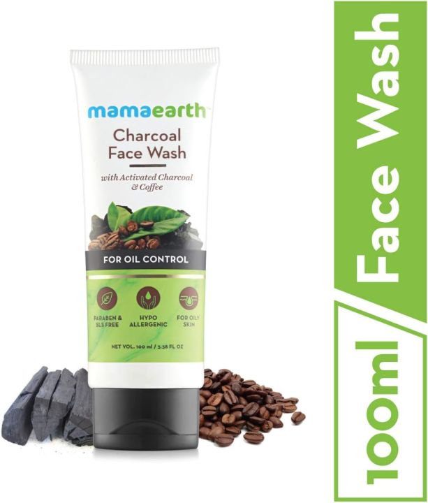 Mamaearth%20Charcoal%20Face%20Wash%20with%20Activated%20Charcoal%20&%20Coffee%20for%20Oil%20Control%20(100)ml%20-%20Image%202