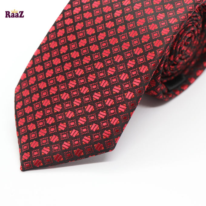 Black%20&%20Red%20Embroidery%20Floral%20Men%20Neck%20Tie%20-%20Image%204