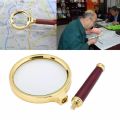 Magnifying Glass 10X 80mm Loupe Portable Magnifier for Jewelry Newspaper Reading Handheld Magnifier. 