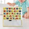 Alphabet Puzzles Board Russian Learn Development Preschool Learning Birthday Holiday Gift Sensory. 