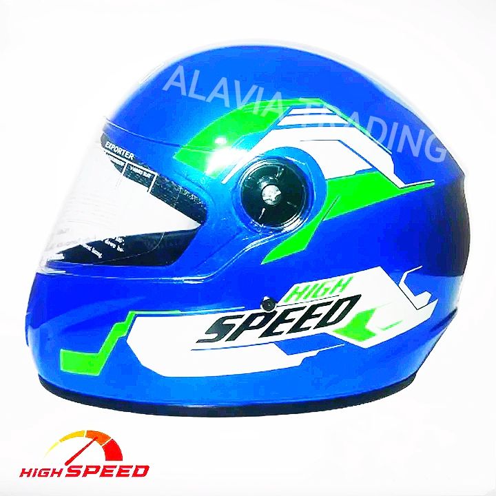 High-Speed%20Motorcycle%20Helmet%20sfm%20Full-Face%20with%20Washable%20Liner%20-%20Blue%20with%20Green%20Graphics,%20New%20-%20Image%205
