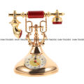 Retro Telephone Model Alarm Clock Creative Timekeeper Desktop Destop Rena'i for baby house bedside table decoration. 