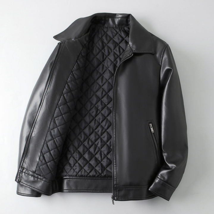 PU%20Leather%20Jackets%20For%20Men%20Clothing%20Autumn%20Winter%20Thick%20Warm%20Turn%20Down%20Collar%20Biker%20Jacket%20Slim%20Fit%20Casual%20Male%20Coat%20Black%205XL-M%20-%20Image%202