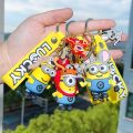 Cute Resin Keychain Cartoon Minions China Animal Zodiac Series Car Keys Backpack Pendant Animation Toys Gifts for Boys and Girls.