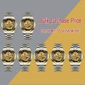 FNGEEN S336 Watch Men / 3D Engraving Golden Dragon Mechanical Watch for Men / Stainless Steel Waterproof Watches.