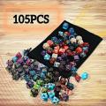 Practical 105Pcs Dungeon & Dragons Polyhedral Dice Set Bar Party Role DND RPG MTG Game. 