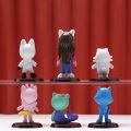 Cute gabys dollhouse anime surrounding characters, hand made toy figurines, PVC tabletop decorations, toys, birthday gifts. 