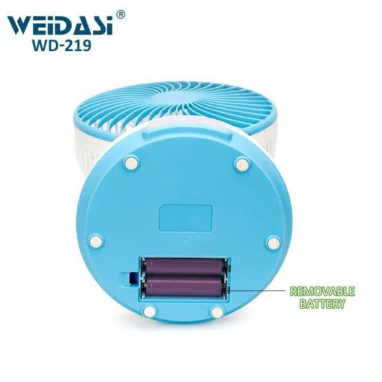 WEIDASI%20Rechargeable%20desk%20fan%20WD-219%20(with%20Led%20light)%20-%20Image%203