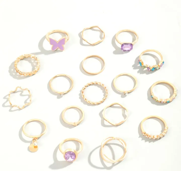 Light%20Luxury%20Oil%20Drop%20Butterfly%20&%20Gemstone%20Ring%20Set%20-%20Image%202