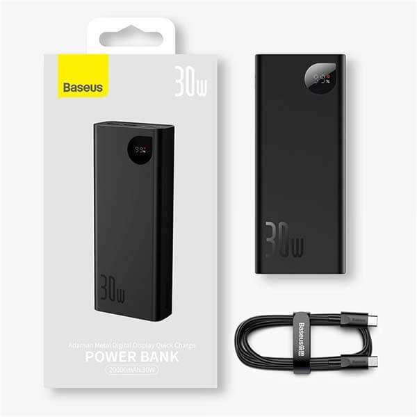 Baseus%20Adaman%20Metal%2030W%2020000mAh%20Digital%20Display%20Quick%20Charge%20Power%20Bank%20Plus%20Type-C%20To%20Type-C%20PD%2050cm%20Cable%20-%20Image%204