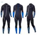 3mm Neoprene Wetsuit Front Zipper Wet Suit , Stretch Waterproof Swimming Full Suit Surfing Thermal Scuba Diving Suit for Water Sports , Medium. 