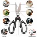 Super Power Kitchen Scissors Stainless Steel Poultry Scissors Chicken Duck Fish Seafood Cutter Multifunction Kitchen Tools - Kitchen Accessories.
