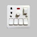 Electric Multi Switch And Socket With Ragulator And Indicator(8 In 1) - Remote Control Switch.