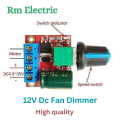 Dc fan Regulator DC Motor Speed Controller Regulator 5A 90W PWM 12V DC Motor Speed Controller Module DC-DC 4.5V-35V Adjustable Speed Regulator Control. 