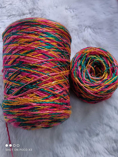 1%20Cone%20x%20100gr%20Yarn%20Chunky%20Hand%20Knitting%20Colorful%20Soft%20Wool%20Cashmere%20-%20Image%202