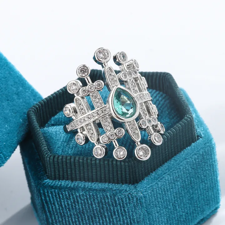Party%20Jewelry%20Wedding%20925%20Silver%20Iba%20Zircon%20Ring%20New%20Sparkling%20Para%20Women's%20Jewelry%20Glossy%20Bridal%20Ring%20for%20Women%20-%20Image%202