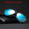 Small Size Polarized Aviation UV400 Sunglasses Classic Pilot 54mm Brand Boy's Oculos De Sol Girl's Kids Sun Glasses Original Box.