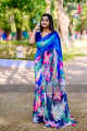 Chanderi Silk Digital Printed tassel Saree Soft and comfortable 13 Hand Saree For Women.