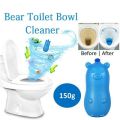 Cute Bear Blue Bubble Toilet Cleaner Magic Automatic Flush Toilet Cleaner Helper Blue Bubble Cleaning Deodorizes For Bathroom.