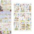 Easter Bunny Window Clings Window Decals Easter Decorations Easy to Peel Decorative Double Sided for. 