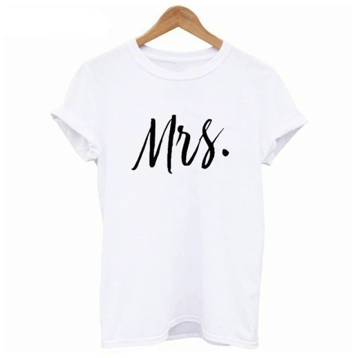 Couples%20T%20Shirt%20MR%20MRS%20Letter%20Print%20Couple%20Tshirt%20Summer%20Fashion%20King%20Queen%20T-shirt%20Casual%20O-Neck%20Tops%20Lovers%20Tee%20Shirt%20-%20Image%203