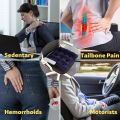 Pressure Relief Cushion for Prevention Sores, Inflatable Seat Air Cushions for Bottoms Flocking 16 Holes, Square Cushion Anti Bedsore with Bonus Air Pump for Wheelchair Office Chair Car.