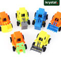【Krystal】Baby Creative Mini Plastic Pull-Back Toy Car, Colorful Transparent Design, Ages 3+, Safe & Fun Gift.