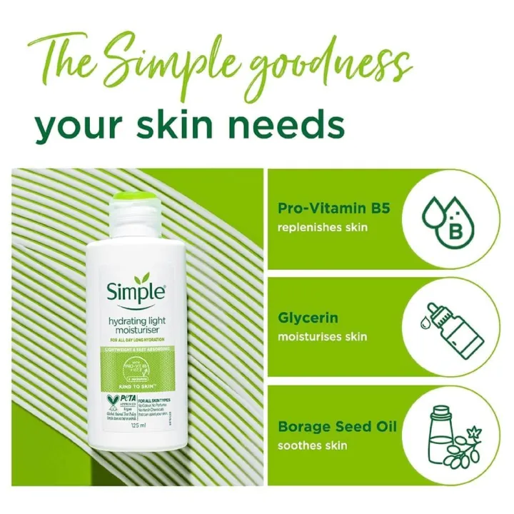 Simple%20Kind%20To%20Skin%20Hydrating%20Light%20Moisturiser%20125ml%20-%20Image%202