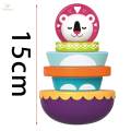 Stack & Learn - Educational Activity Toy Stacking Rings Tumbler for Infants Baby Toddlers for 6 Month and up- Great Baby Toy Gifts.