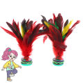 【Limited Quantity】 China Kick Shuttlecock Fitness Entertainment Footbal Foot Kick Fancy Colorful Goose Feather Shuttlecock For Physical Exercise. 