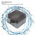 Outdoor Waterproof Switch Socket Box, EU 250V Surface Mounted Waterproof Socket Splashproof for Kitchen.