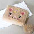 Synthetic Leather Kitten Coin Purse Cute Shape 5 Colors Plush Plush Wallet Cute Girl Card Pack for Students Young Ladies Couples. 